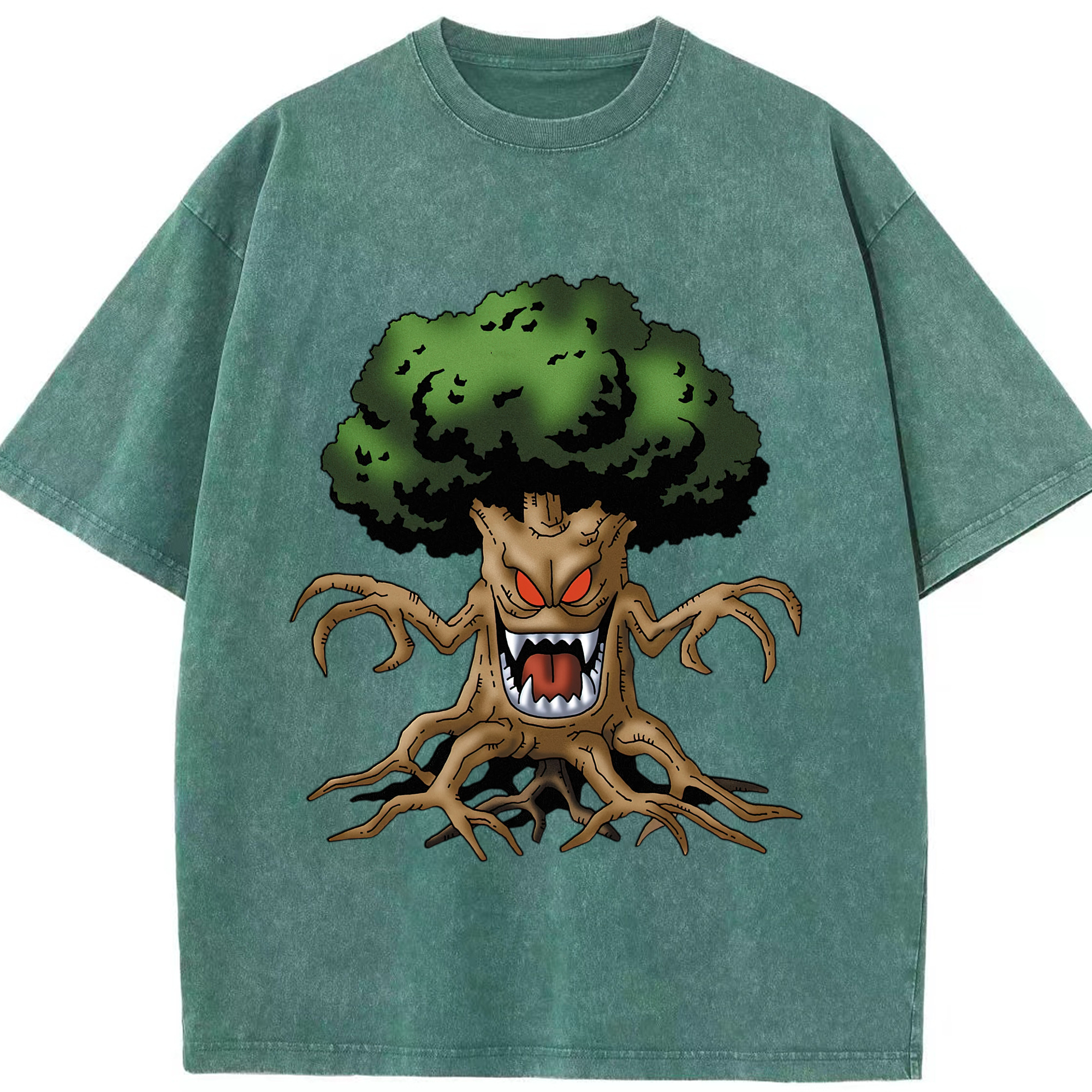 （画像用） ドラゴンクエスト Doragon Kuesuto Dragon Quest 綿100% ヴィンテージ風 半袖Tシャツ（フロントプリント）